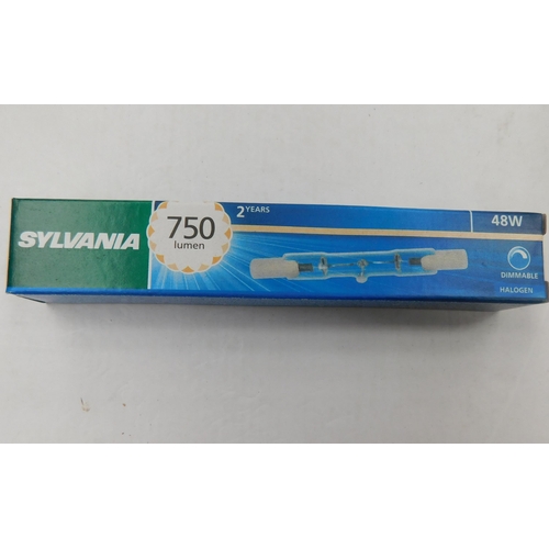 552 - 20 x Sylvania 48W 750 Lumen halogen bulbs...