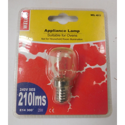 557 - 2 Boxes of Wellco 240V appliance lamps...