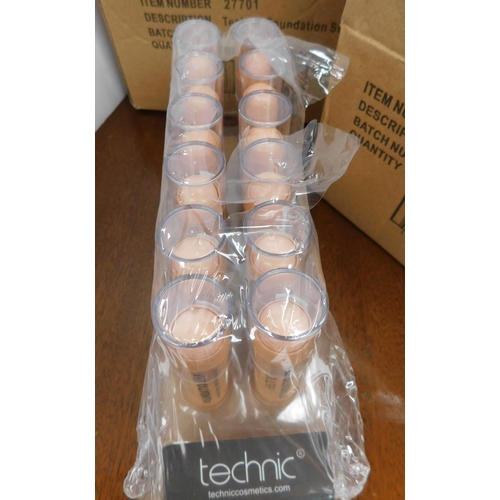 579 - 3 New boxes of Technic foundation stix - 12 per tray - colour cinnamon