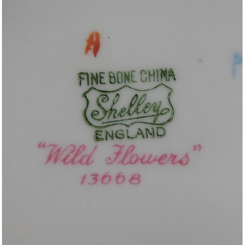 9 - Shelley - Wild Flowers pattern ceramics
