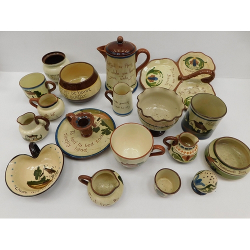 104 - Torquay - tourist ware ceramics