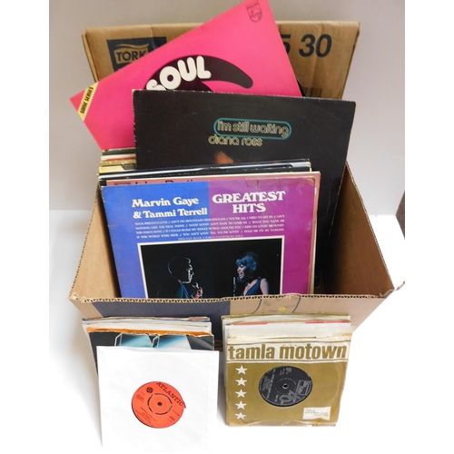 51 - Approximately sixty - LP's & singles including - Motown/Soul/Disco & Northern Soul...