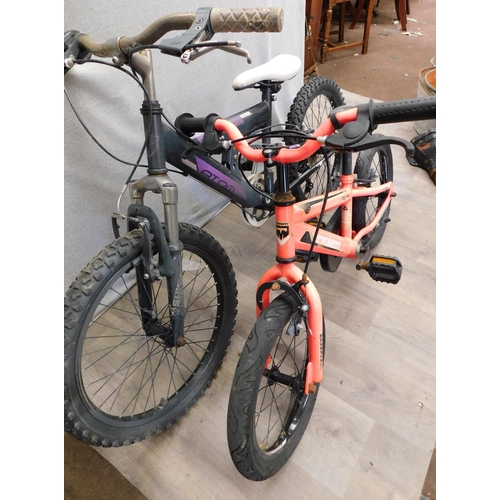 548 - 2x Children's bikes inc 1 with full suspension...