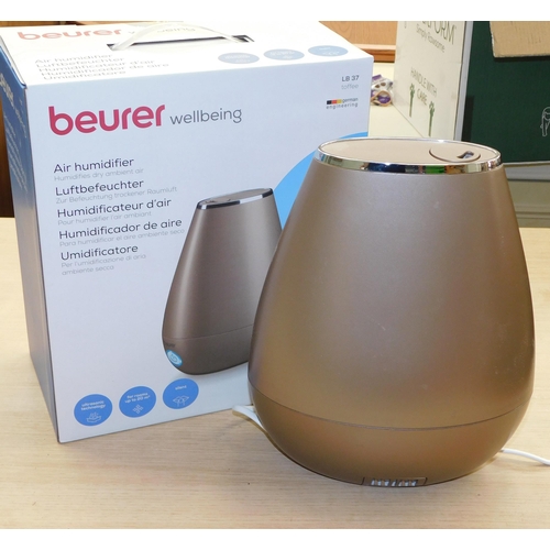 562 - Beurer Wellbeing boxed air humidifier in W/O