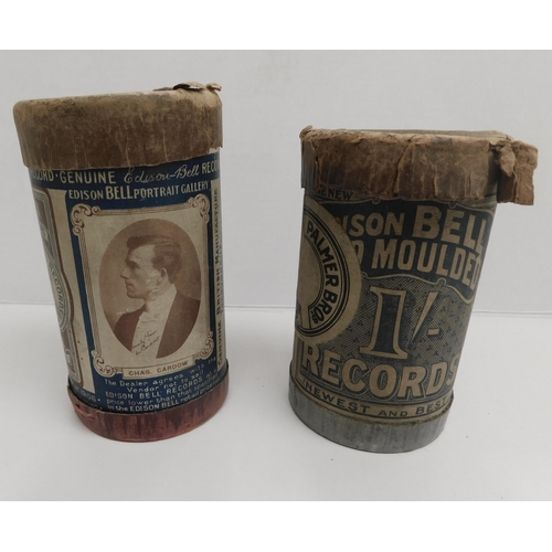 71 - Two - Antique Edison - music cylinder rolls