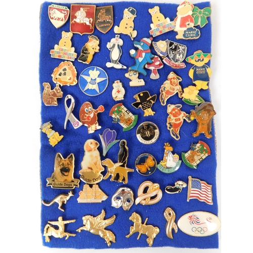 152 - Mixed - pin badges including - football & charity themes