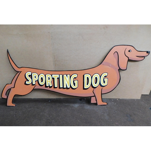 238 - Hand painted - Sporting Dog sign - approx. 70