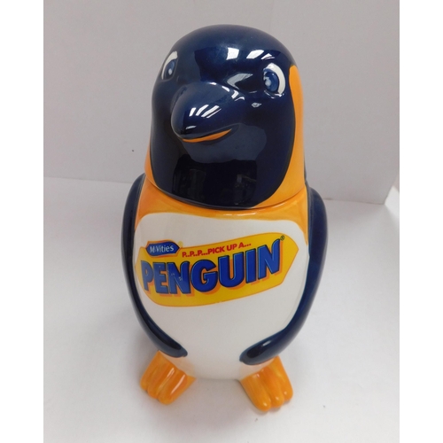 260 - McVities advertising - penguin cookie jar - no damage