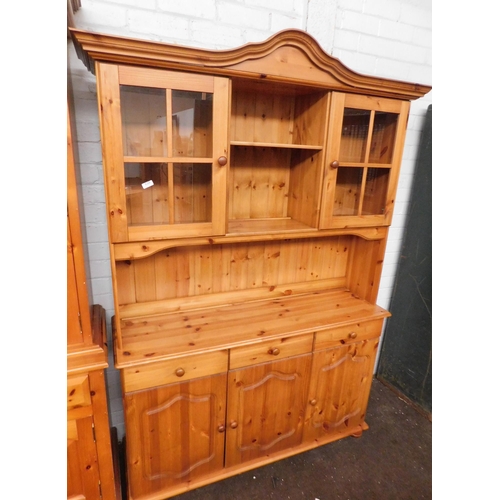 537 - Pine farm style dresser approx. 50