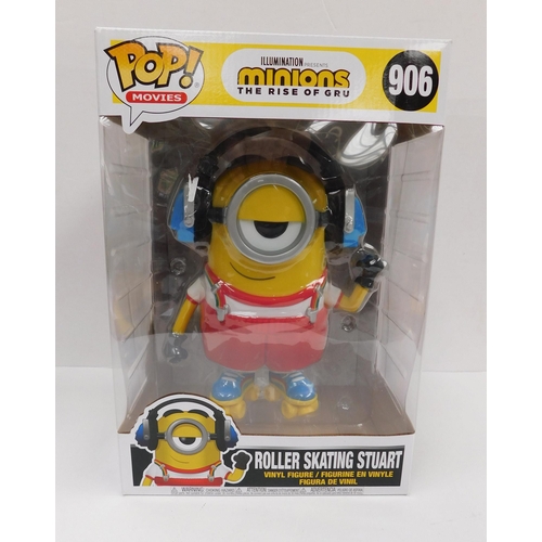 562 - Large Funko Pop Roller Skating Stuart Minions