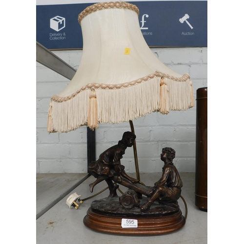 595 - Figural lamp - WO