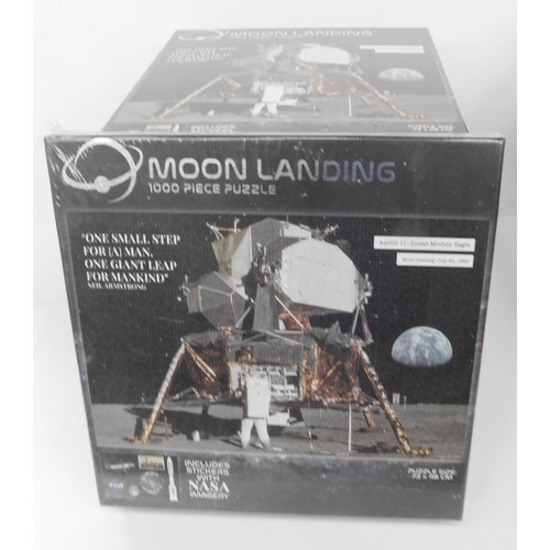 669 - 6 Sealed moon landing 1000 piece puzzle