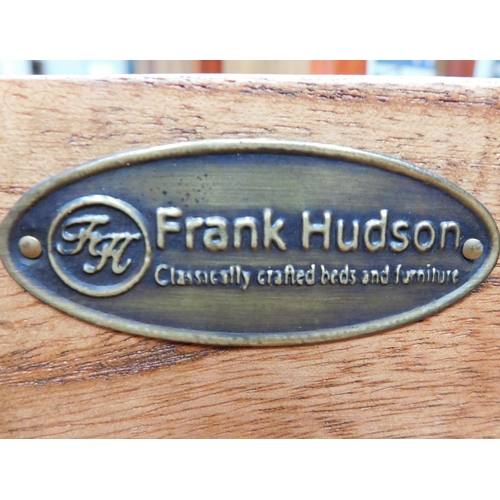 747 - Frank Hudson walnut drum end table