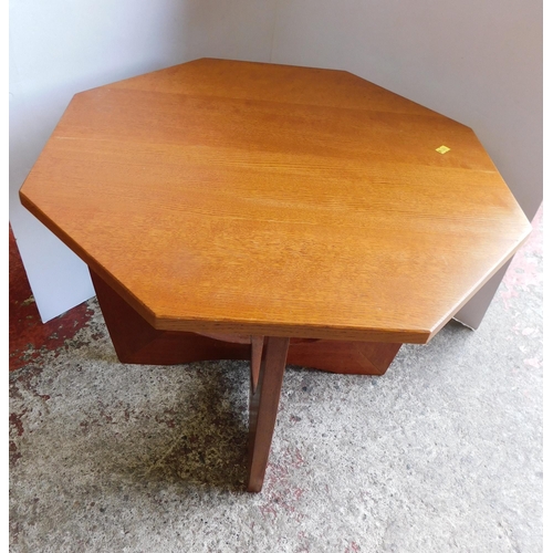 791 - 1970's style handmade octagonal table (23