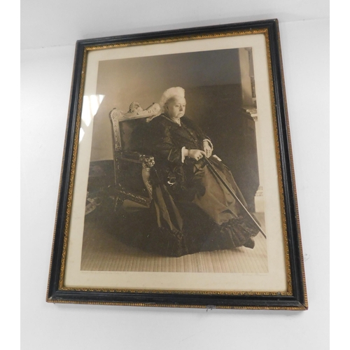 81 - Queen Victoria & William Norman - framed photographs