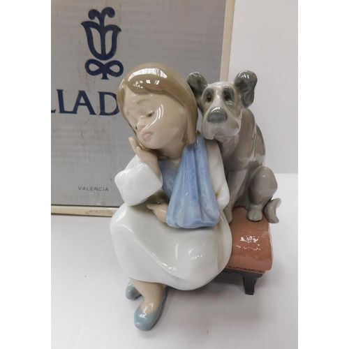 245 - Lladro figure - We can't play - no damage/boxed...