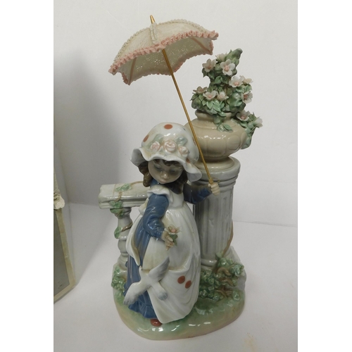 201 - Lladro No. 5284 - ceramic figural group - Glorious Spring - approx. 13