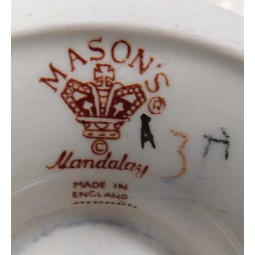 220 - Mason's Mandalay pattern - ceramic vase & bowl - no damage