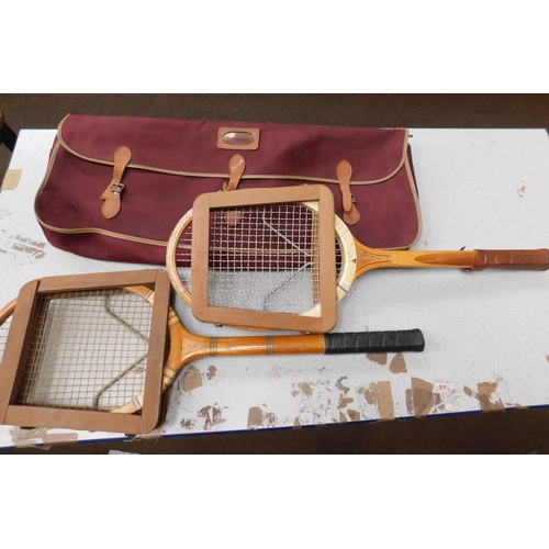 289 - Tennis rackets & case 
£1 start - all monies go to Bradford Nightstop charity - NO COMMISSION to pay...