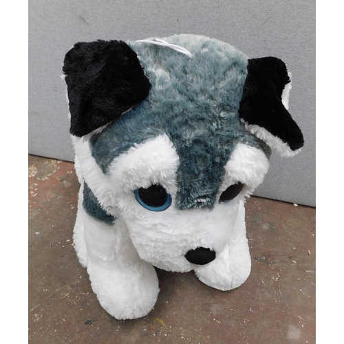 587 - Stuffed Husky toy approx. 24