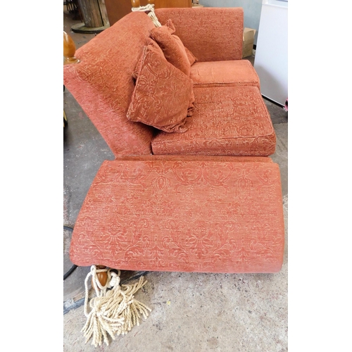 627 - 2 Seater sofa with 'let down' sides