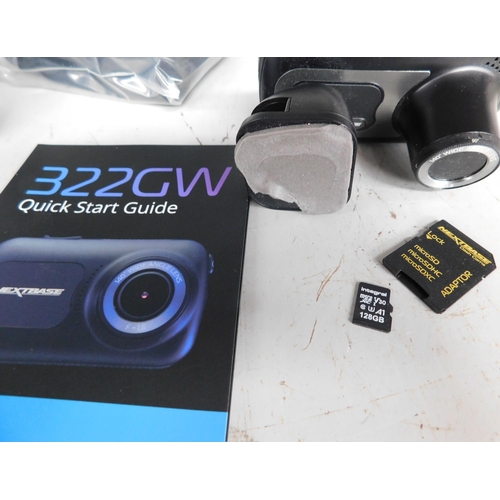 717 - Next-base dash cam 322 W/O plus 128GB micro SD card