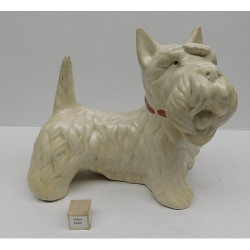 65 - Art Deco style - ceramic West Highland terrier...