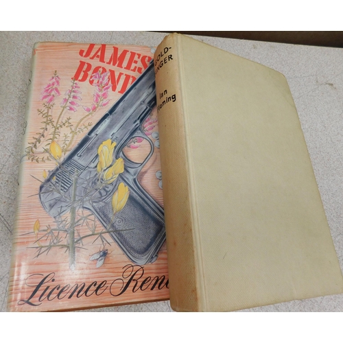 252 - Two - James Bond novels - GREEN SALE - SPEND £1 - AVOID THE GROUND - no commission to pay