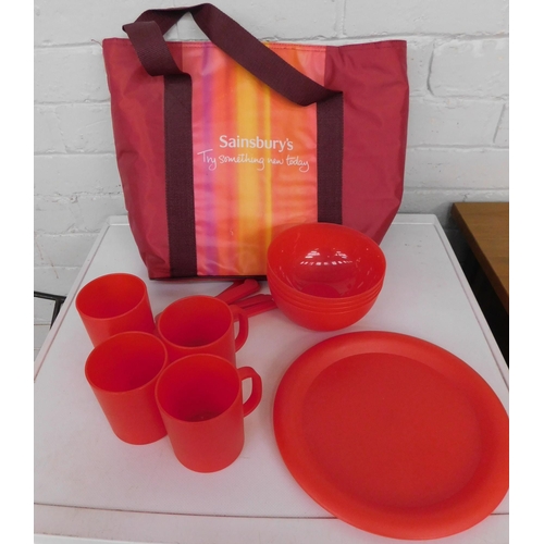 Picnic set Sainsburys cool bag