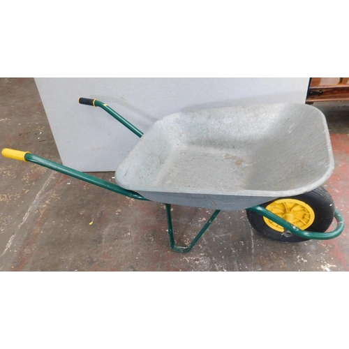 828 - Builders type wheelbarrow