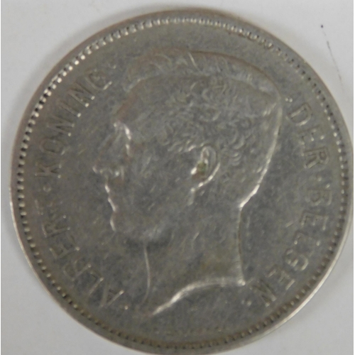 96 - 1933 dated - Belgium/Five Franc coin