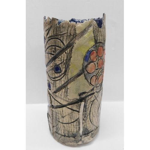 216 - Studio pottery - art vase