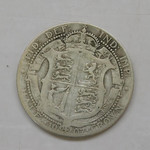 233 - 1907 dated - Half Crown coin