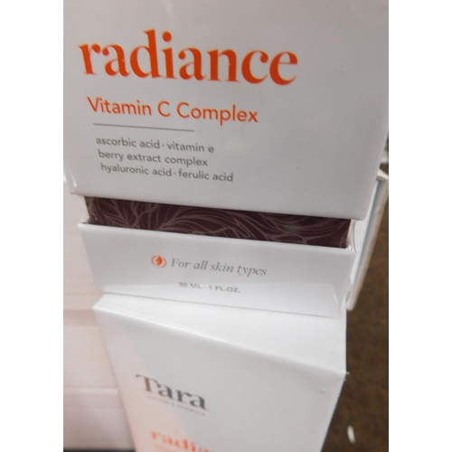 616 - Three boxed Tara Radiance Vitamin C complete - as new and four new/unused Remington 500ml shampoo vo... 