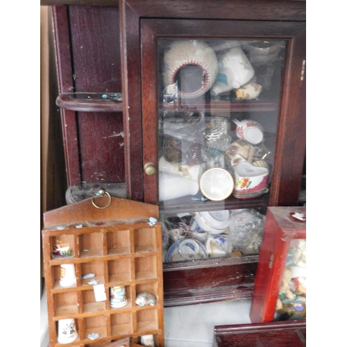 685 - Selection of collectables and display stands