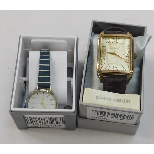 736 - Two boxed watches incl. Pierre Cardin