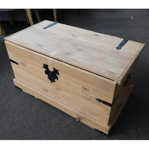 741 - Pine chest/blanket box