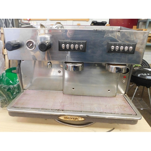 773 - Monroc espresso machine W/O