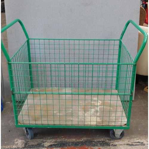 783 - Mesh garden trolley