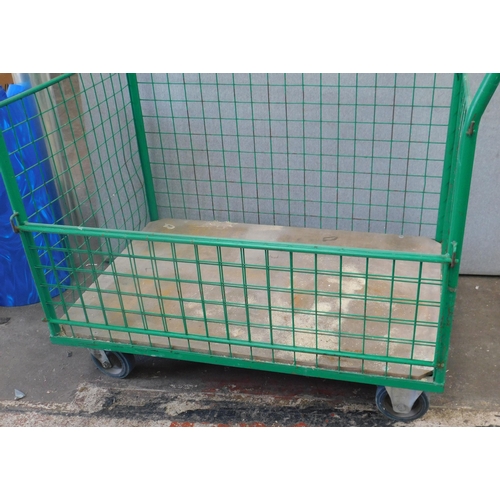 783 - Mesh garden trolley