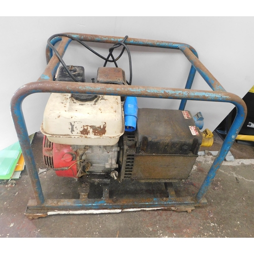 821 - Honda GX160 generator - unchecked