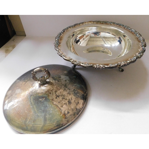 93 - Oneida/USA - silver plated dish - approx. 14