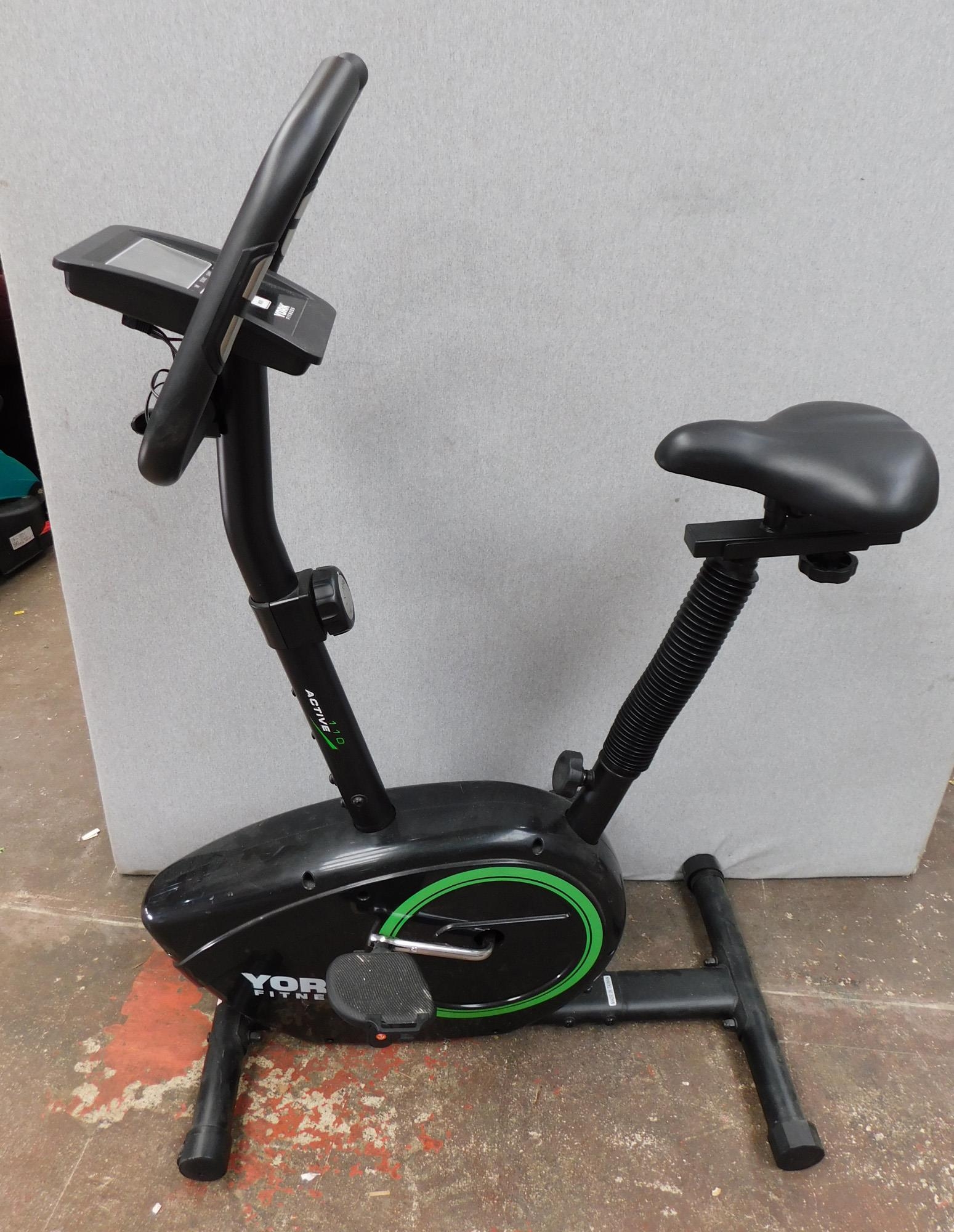 York fitness 110 online exercise bike