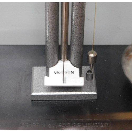 Quickway Chaindial Scales in a case by Griffin & George Ltd, with part ...
