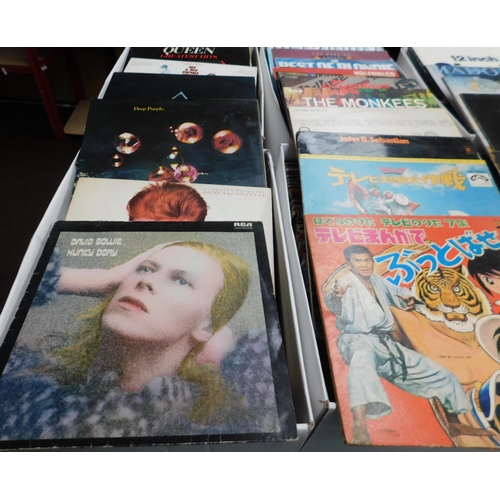 25 - Approximately 800 LPs including - Deep purple/David Bowie/Pink Floyd/The Who/Black Sabbath/Queen/ Ma... 