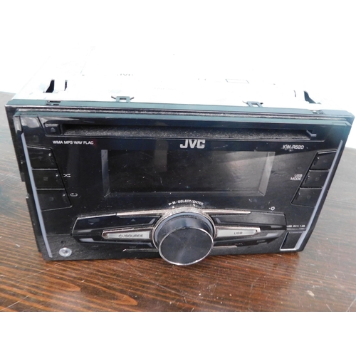 523 - JVC double din MP3 car stereo W/O