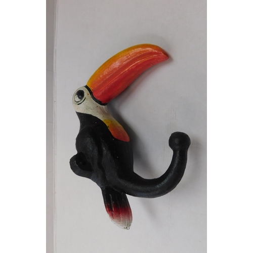 602 - Cast Guinness Toucan Coat Hanger