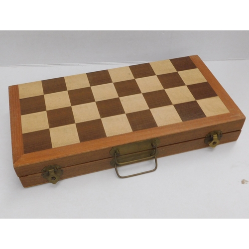 656 - Boxed chess set