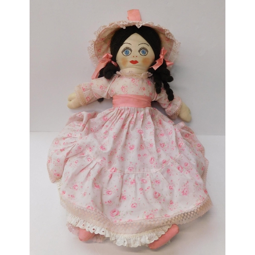 69 - 1970s era - handmade doll/approx. 25