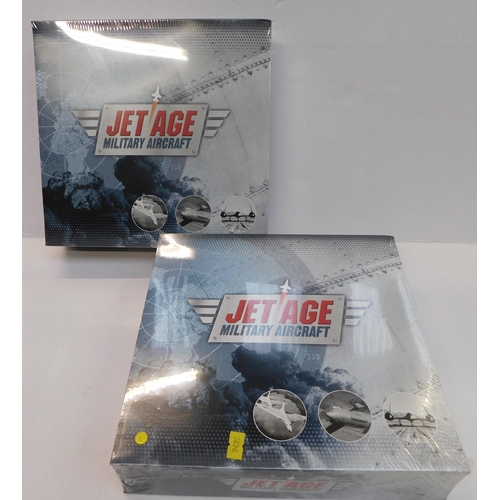 71 - Two - Atlas edition/die cast - Jet Age/military aircraft - packaged as new